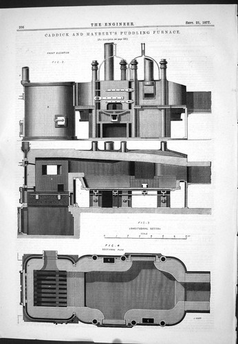 Antique old print 1877 - print,
