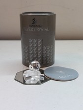 Swarovski Silver Crystal Snail