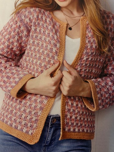Ladies pretty cardigan - dk,