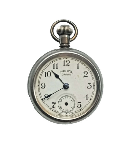 Vintage ingersoll crown pocket - ingersoll,
