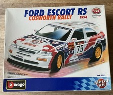 FORD ESCORT RS COSWORTH RALLY METAL KIT -BURAGO 1:24 SCALE-1994 -MODEL NO.5553 