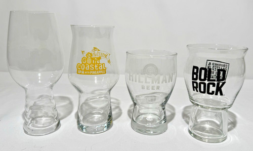 Set stemmed beer glasses - of,