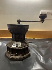 Antique A. Kenrick & Sons York Minster Cathedral Cast Iron Coffee Grinder