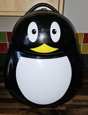 Penguin Character Hard Shell Children’s Wheelie Suitcase and Backpack,