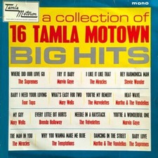 A Collection Of 16 Tamla Motown Big Hits Vinyl Record Album LP Tamla Motown 1965
