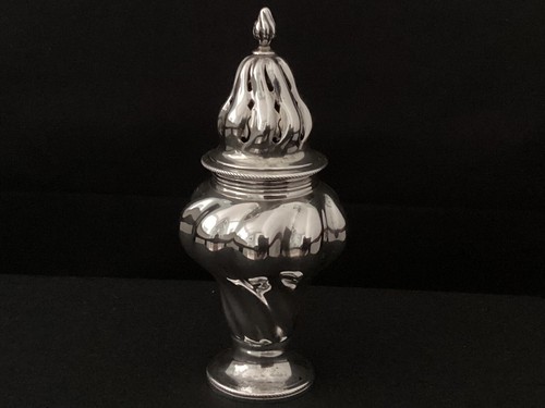 Antique sterling silver pepper - antique,