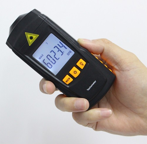 Digital lcd laser tachometer - digital,