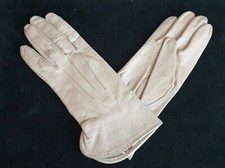 WW2 British Home Front Ladies' Faux Leather Gloves with Utility Mark