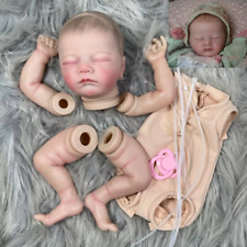 17" Painted Vinyl Preemie Reborn Baby Doll Parts Charlotte Kit 3D Skin Veins