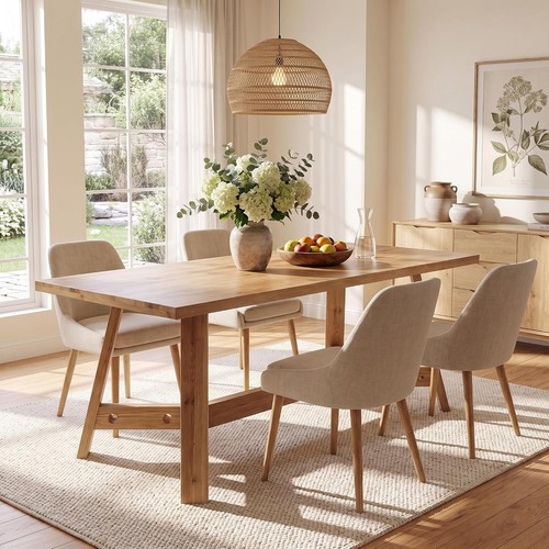 160cm solid wood dining - 160cm,