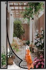 Side Opening Magnetic Screen Fly Screens Doors Nets Patio Curtain Insect Mesh.