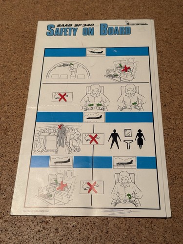 Saab 340a vintage safety - sf,