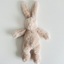 Moulin Roty Bunny Rabbit Baby Comforter Cuddly Soft Toy Soother Beige Brown Bear