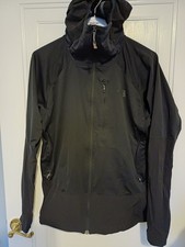 North Face Mens Summit Series Hooded Zip Through Mid Layer Black Size Medium