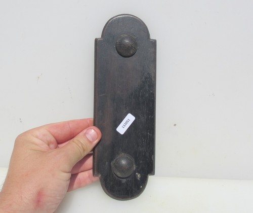 Victorian wooden finger - wooden, plate