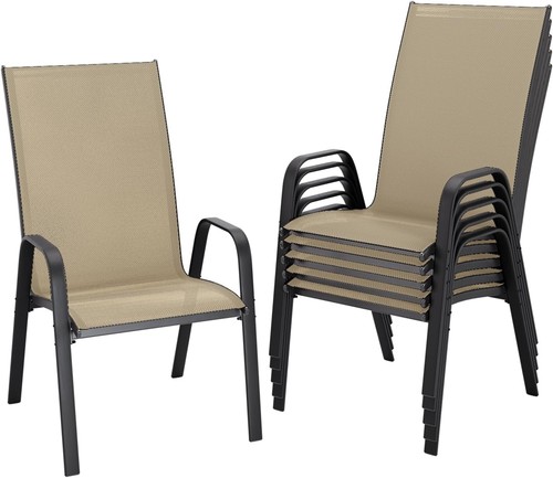 Patio dining chairs set 6 - dining,