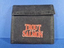 TROUT AND SALMON Fly Fishing Carry Hook Pouch Wallet With Hooks