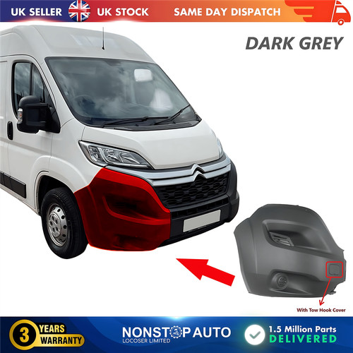 Front bumper corner cap right - bumper,
