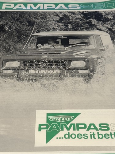 The pampas 260 4x4 and - 260, up
