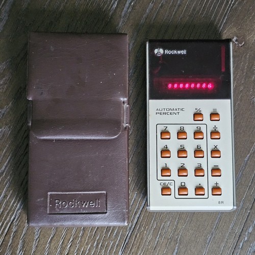 Vintage rockwell digit - vintage, 8‑digit