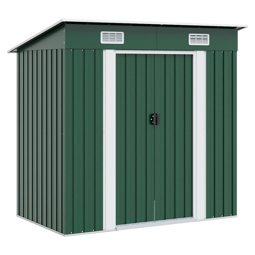 Metal garden shed green - metal,