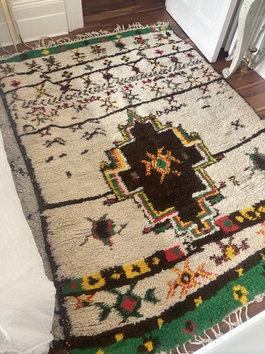 Handmade moroccan berber rug - moroccan,