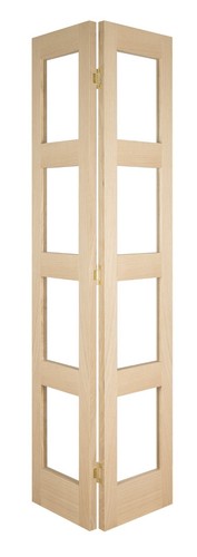 Internal oak fold shaker 4 - internal, bi-fold