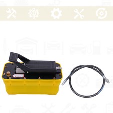 Jack Pump Air Over Hydraulic Foot Pump Rotary Lift 10000PSI 0.75-0.95/Lmin 2.3L