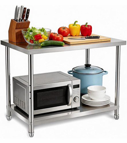 Stainless steel work table - stainless,