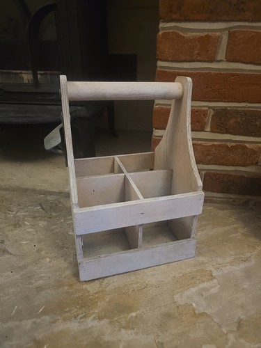 Wooden beer bottle caddy crate - beer,