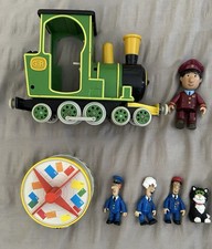 Postman Pat Bundle Ajay Bains Train With Figure + 4 x Mini Figures Read Descript