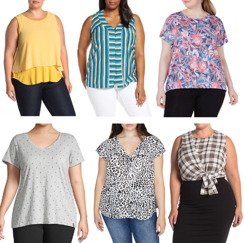 Womens tops plus size - plus,
