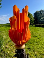 Vintage french orange - vintage, lamp