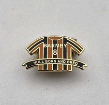 RARE HULL CITY BARMBY 8 VINTAGE PIN BADGE