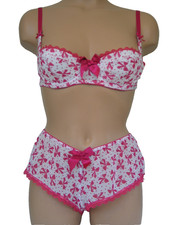 32A BRA SIZE 8 FRENCH KNICKERS