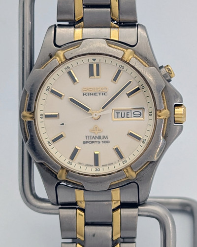 Seiko kinetic titanium sports - titanium,