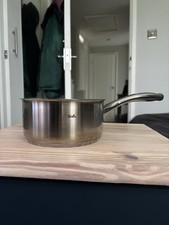 Fissler Stainless Steel Saucepan 18/10 16cm easy Pour Rim. Used