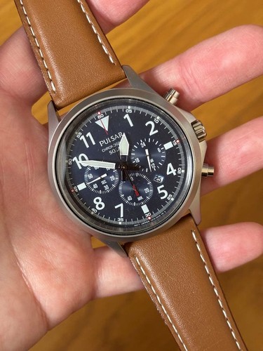Pulsar chronograph solar watch - pulsar,