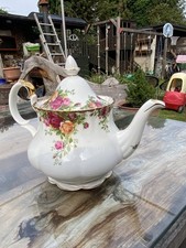 VINTAGE BONE CHINA TEA POT