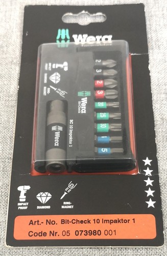 Wera piece impaktor diamond - 10,