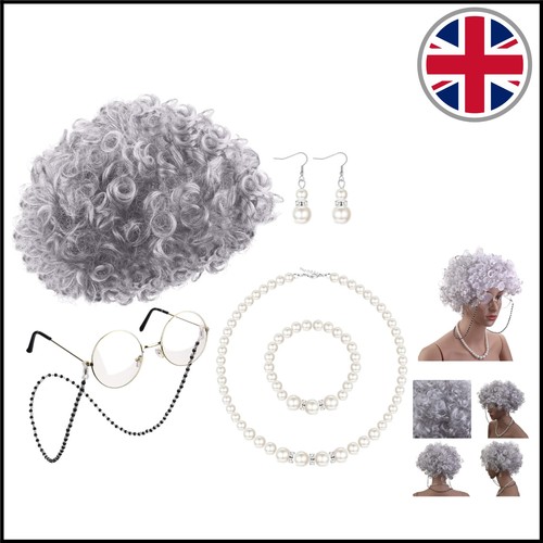 Complete old lady fancy dress - complete,