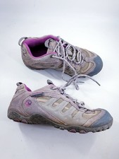 Hi-Tec 50 Peaks size 5 mauve suede lace up waterproof trainers walking shoes