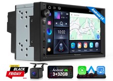 Eonon UX7 Double 2 DIN Android Auto 14 7" IPS Car Stereo GPS Radio Apple CarPlay