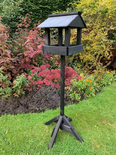Wooden bird table - wooden,