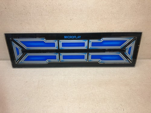 Arcade machine glass marquee - marquee,