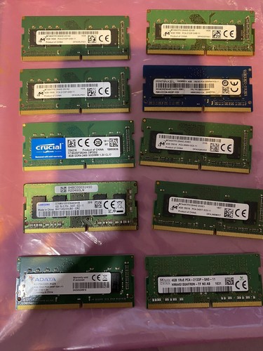 Job lot ddr4 4gb laptop - 10,