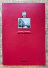 BENSON AND HEDGES: ONE HUNDRED YEARS 1873-1973 - Pub. BENSON AND HEDGES  - H/B