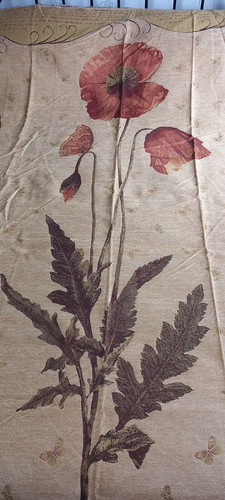 Flanders poppy heavy tapestry - flanders,