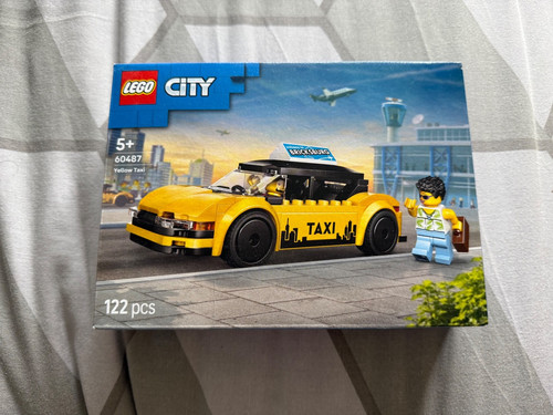Lego city yellow taxi - lego,