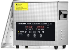CREWORKS Ultrasonic Cleaner 3L Large Capacity Stainless Steel Commercial